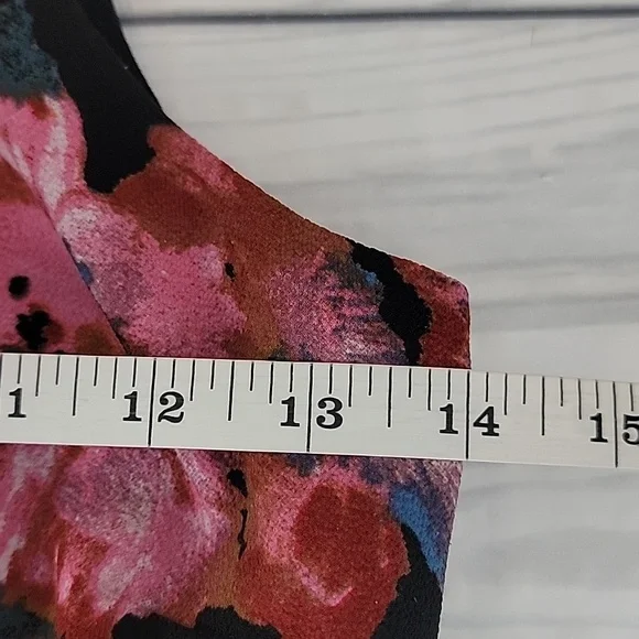 Free People Flutter By Flirty Floral Sleeveless Mini Dress Womens Size 0 - Picture 11 of 14